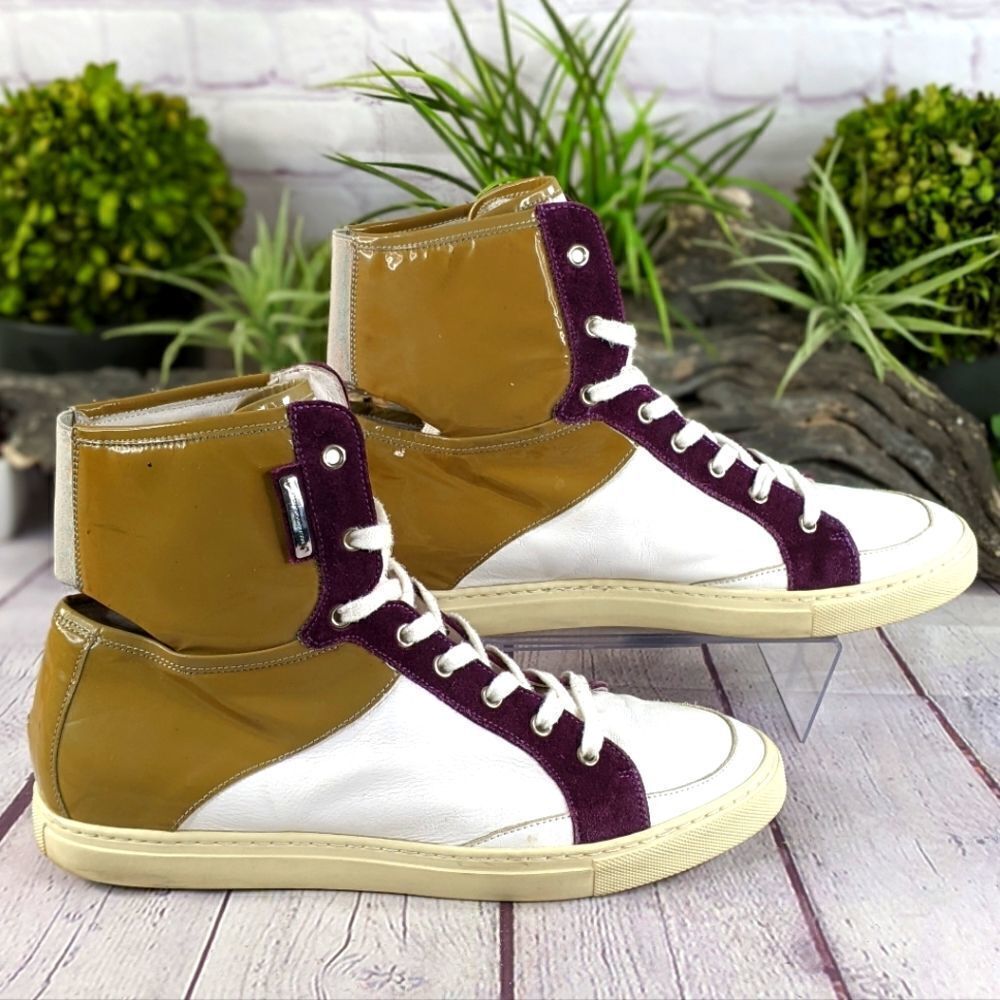 Alessandro Dell’Acqua Patent Leather Sneakers
